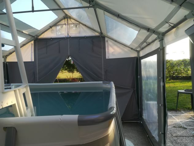 Tunnel su Container, Tendoni per Feste, tendoni per Uso Magazzino, Deposito - Foto 10