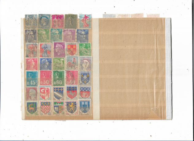 ANNI '30/'70 FRANCIA N 45 FRANCOBOLLI PICCOLI COMUNI