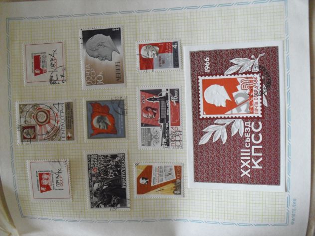 Francobolli DDR 1971 Mi 1717-1722 Minifoglio (completa.edizione) usato