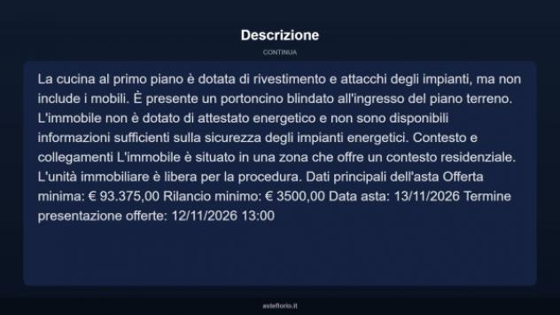 Immobile in asta di 167 m² con più di 5 locali in vendita a Cascina - Foto 12