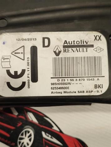 AIRBAG SEDILE DESTRO RENAULT Captur Serie 985H05592R (1319) - Foto 2