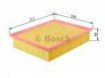 Filtro Aria Bosch F026400097 Per Auto Opel