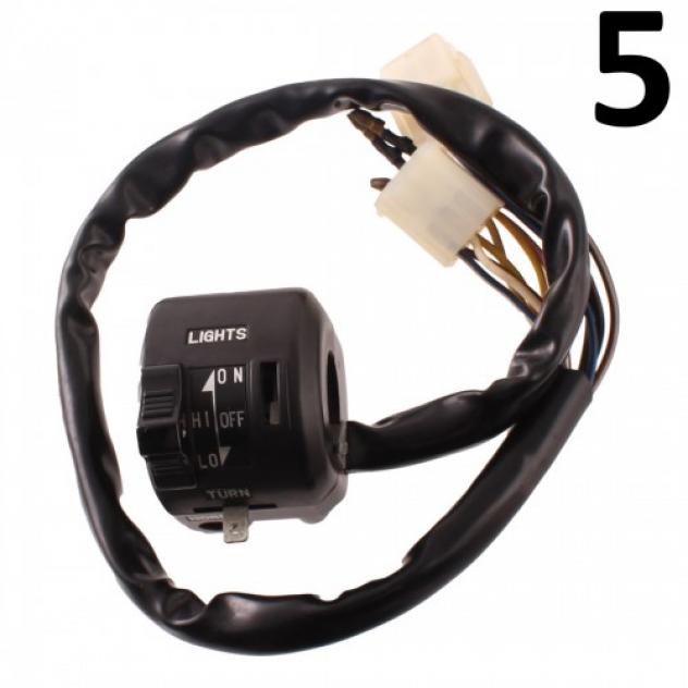 Devio luci sinistro per ricambi Yamaha XT 400 550 600 - Foto 4