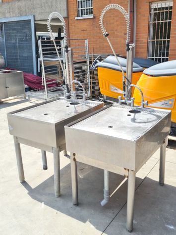 lavelli per eviscerazione pesce usati