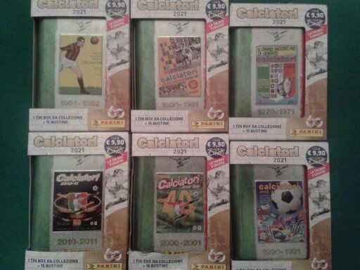 RACCOLTA COMPLETA TIN BOX CELEBRATIVE 60° PANINI" - Foto 3