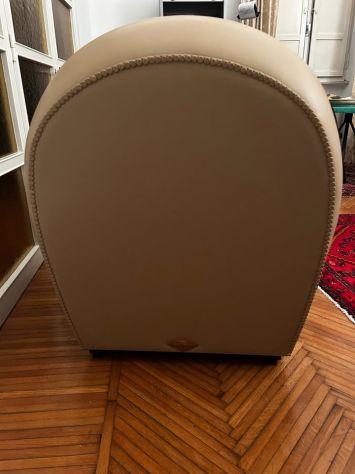 Poltrona Frau Vanity Fair XC, Beige Pelle, Nuovo & Mai Utilizzato - Foto 4