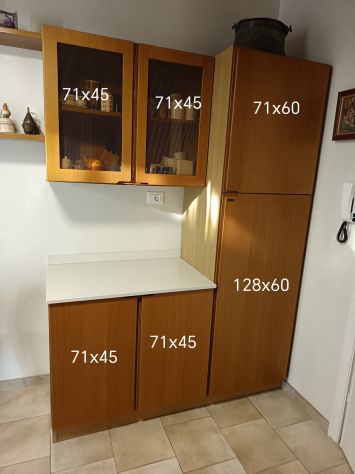 Cucina lineare in rovere - Foto 2