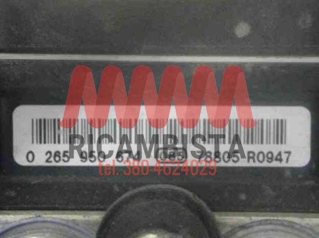 0265235296 Nissan Qashqai centralina gruppo pompa ABS