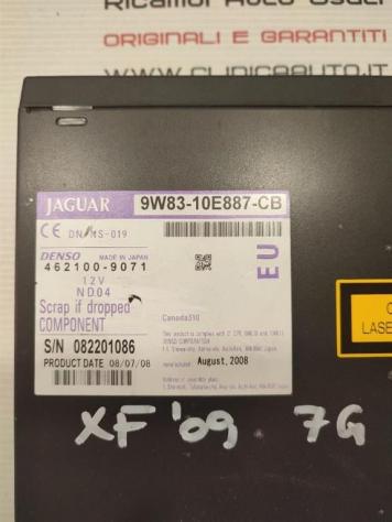 LETTORE DVD JAGUAR XF Serie 9W83-10E887-CB (0811) - Foto 2