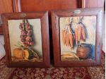 Coppia Quadri Vintage Esposizione Made in Francia
