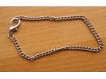 BRACCIALETTO IN ACCIAIO INOX SOLO LA CHIUSURA IN ARGENTO USATO -