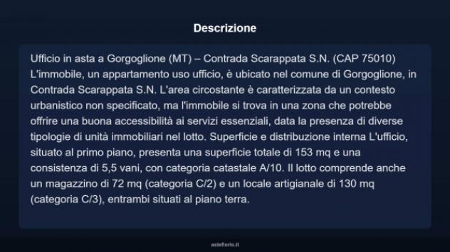 Immobile in asta di 153 m² in vendita a Gorgoglione - Foto 3