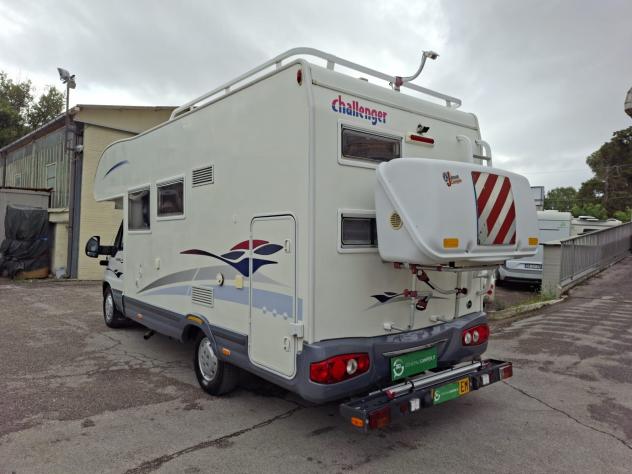 CAMPER CHALLENGER DUCATO MANSARDATO 6 POSTI DINETTE CLIMATIZZATORE FOTOVOLTAICO CAMPEGGIO USATI GENERALI 1713 - Foto 3