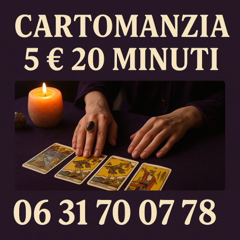 Cartomanzia 5 euro a 20 minuti - Chiama Ora
