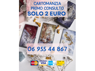 Primo consulto a solo € 2 anche con postepay…Esperte cartomanti h24
