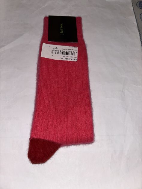 CALZE NUOVE DA UOMO IN PURO CASHMERE FIRMATE ORIGINALI PAUL SMITH,MADE IN ITALY - Foto 2