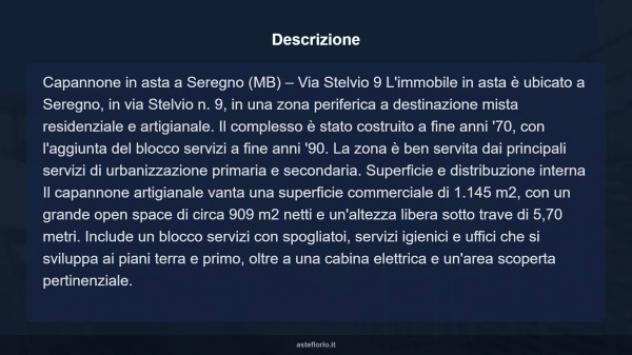 Immobile in asta di 1145 m² in vendita a Seregno - Foto 10