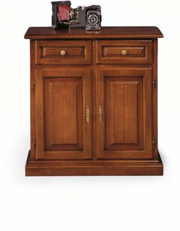 Credenzina 2 porte 2 cassetti stile arte povera cod 11516