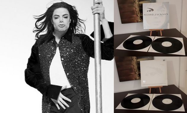 MICHAEL JACKSON, INVINCIBLE, (ALBUM) DOPPIO LP, 2001 TRADEMARK.