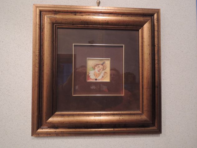 Quadro IL CLOWN su Foglia ORO 22 KT - Foto 2