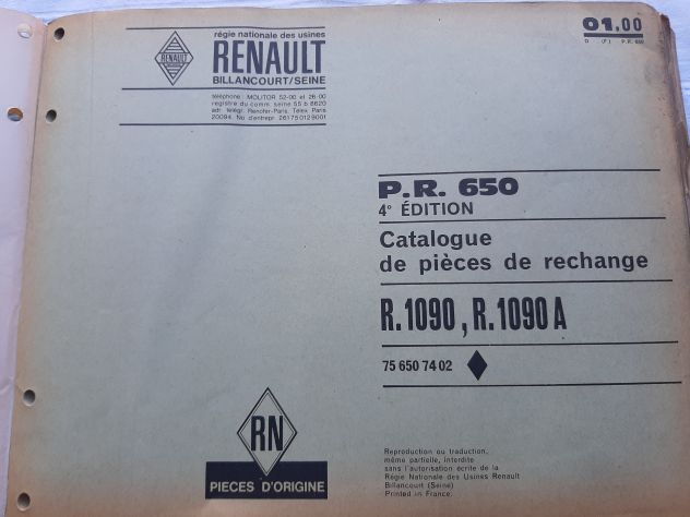 RENAULT 2 MANUALI RIPARAZIONI ORIGINALI - Foto 4