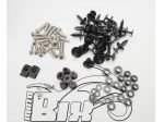 KIT VITI CARENE COMPLET X SUZUKI GSXR 1000 07 08 BULLONERIA FAIRING BOLT ARGENTO