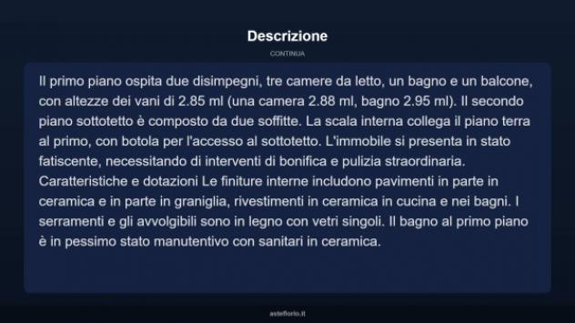 Immobile in asta di 162 m² con più di 5 locali e box auto doppio in vendita a Bagnolo in Piano - Foto 11