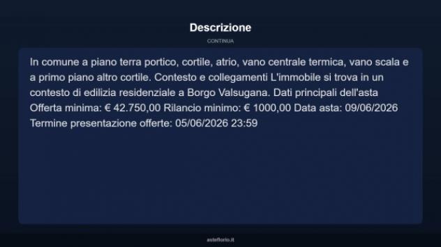 Immobile in asta di 126 m², box auto in vendita a Borgo Valsugana - Foto 17