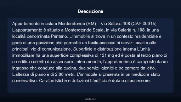 Immobile in asta di 121 m² in vendita a Monterotondo - Foto 4