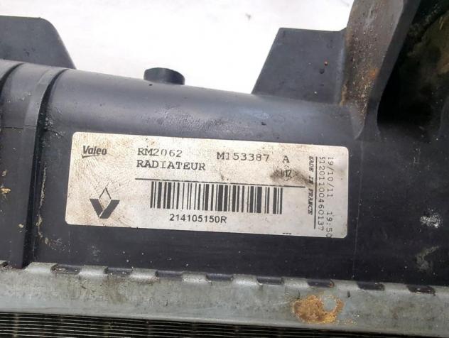 214105150R RADIATORE ACQUA RENAULT MEGANE 1.5 D 81KW 6M 5P (2013) RICAMBIO USATO - Foto 4