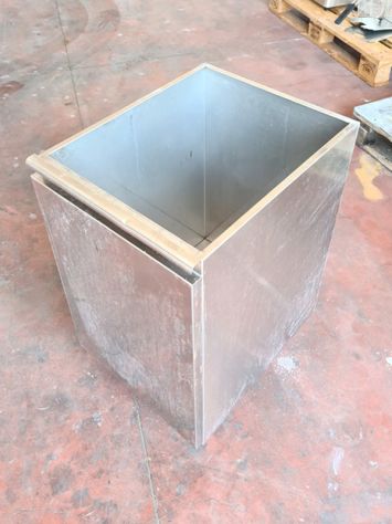 tramoggia inox per farina usata - Foto 3