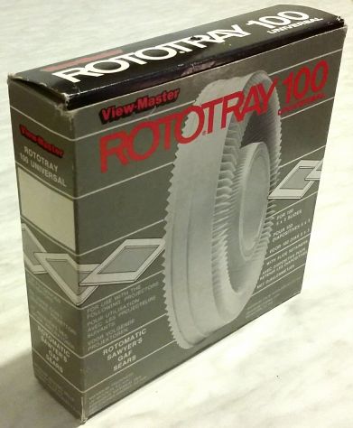 Caricatore circolare per diapositive View-Master Rototray 100 Universal nuovo