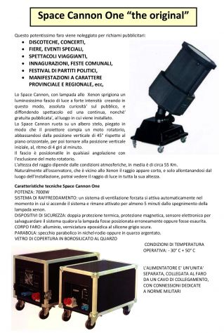 Faro Space Cannon "The original"