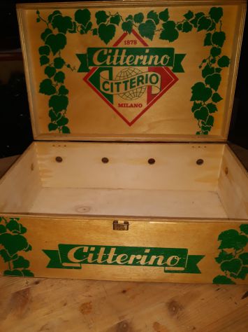 Cassa/cassetta in legno citterino-citterio vintage - Foto 6