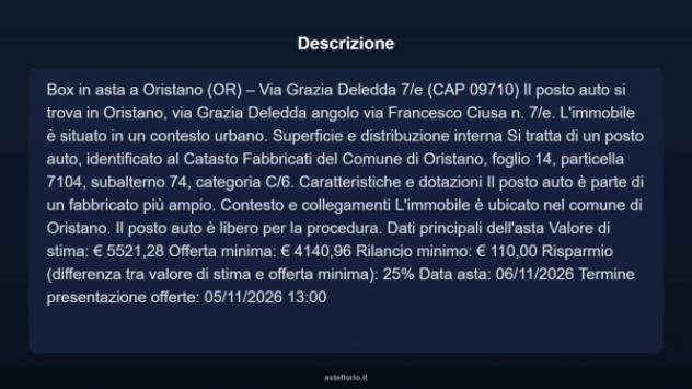 Immobile in asta di 15 m² in vendita a Oristano - Foto 10