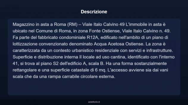 Immobile in asta di 6 m² in vendita a Roma - Foto 5
