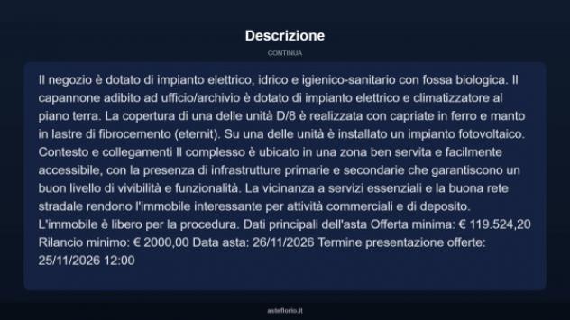 Immobile in asta di 400 m² in vendita a Montalto Uffugo - Foto 8