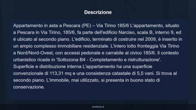Immobile in asta di 113 m², box auto in vendita a Pescara - Foto 8