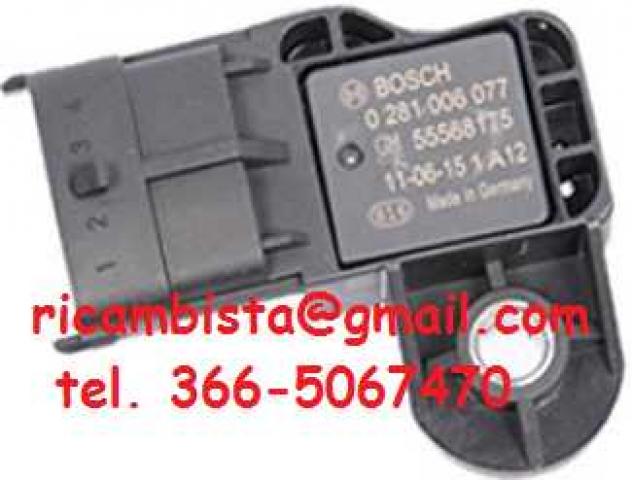 55568175 Sensore pressione alimentazione Bosch 0281006077 Opel Astra J
