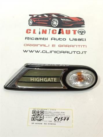 FANALINO PARAURTI ANT SX MINI Cooper 2° Serie 5113 0414455 N16B16A (0613)