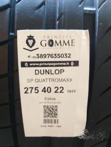2 gomme 275 40 22 dunlop a5467 - Foto 2