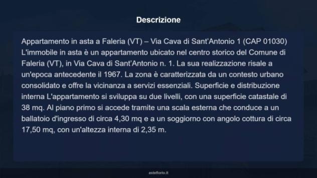 Immobile in asta di 38 m² in vendita a Faleria - Foto 5