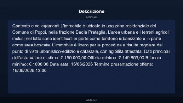 Immobile in asta di 170 m² con più di 5 locali in vendita a Poppi - Foto 16