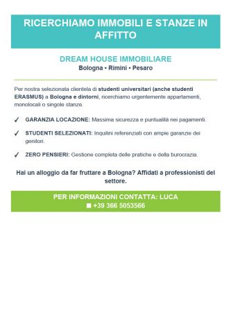 RICERCA BOLOGNA STANZE PER STUDENTI