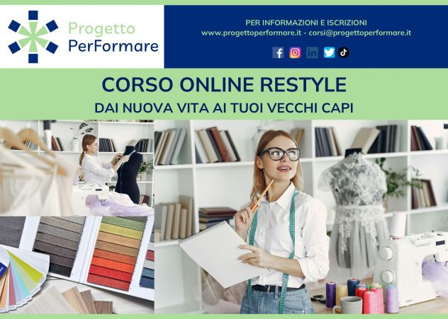 Corso online Restyle: dai nuova vita ai tuoi vecchi capi.