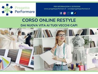 Corso online Restyle: dai nuova vita ai tuoi vecchi capi.