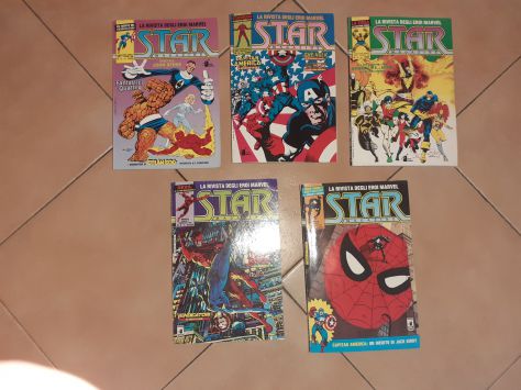"Star Magazine" La rivista degli eroi Marvel Ed. Star Comics Volumi 2-3-4-5-6