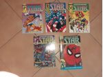 "Star Magazine" La rivista degli eroi Marvel Ed. Star Comics Volumi 2-3-4-5-6