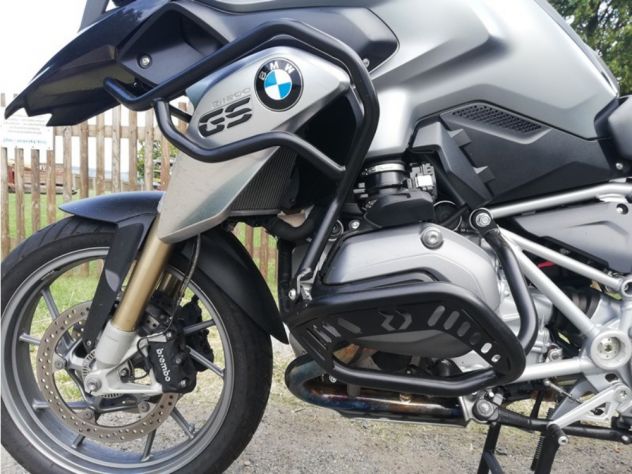 Bmw R 1200 Gs parabrezza protezioni carter Mra Kappa Powerbronze barre motore - Foto 6