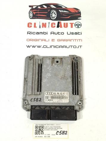 CENTRALINA MOTORE AUDI TT Cabrio Serie (8J3) 03L906022RC 0281015820 CBB diesel 1968 (0614)